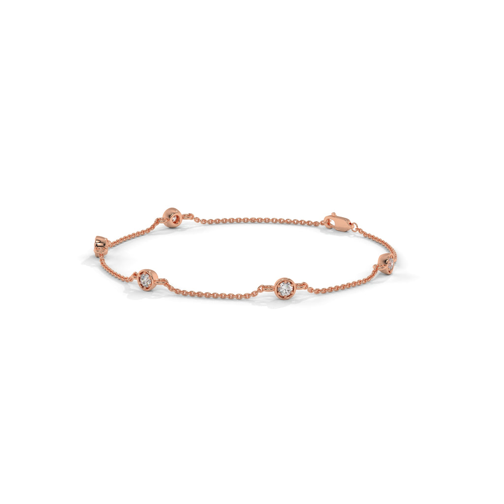 Signature diamond station Bracelet