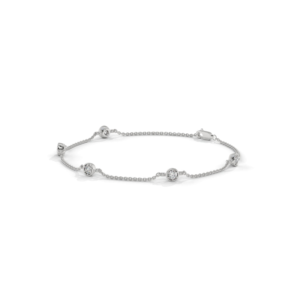 Signature diamond station Bracelet