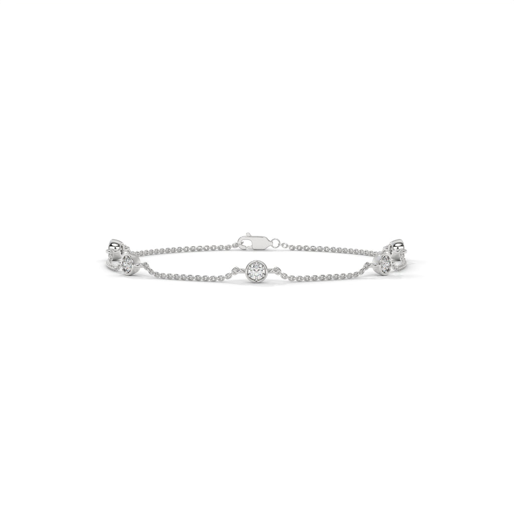 Signature diamond station Bracelet