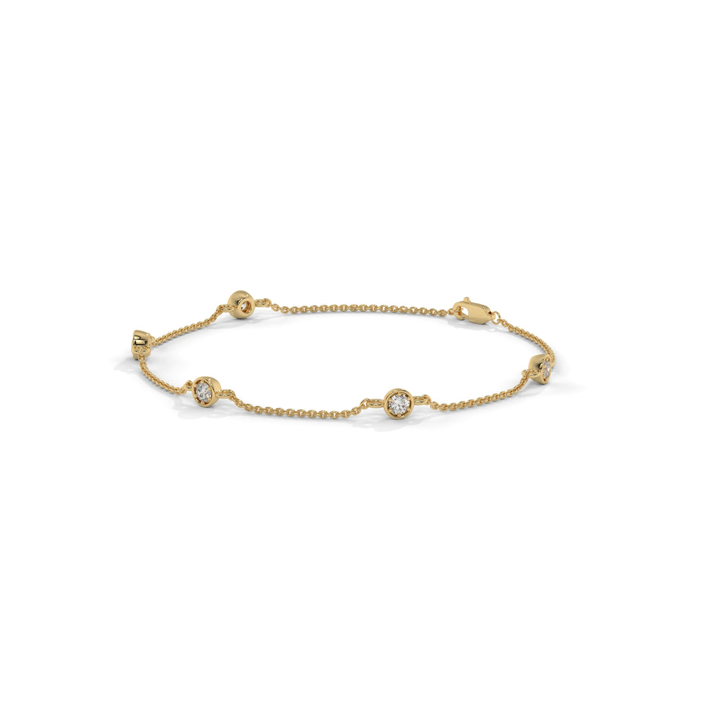 Signature diamond station Bracelet
