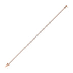 Focal diamond tennis bracelet