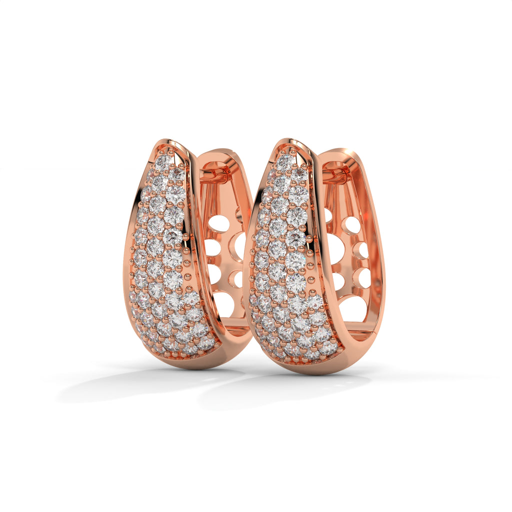 Linear drop Earhoops