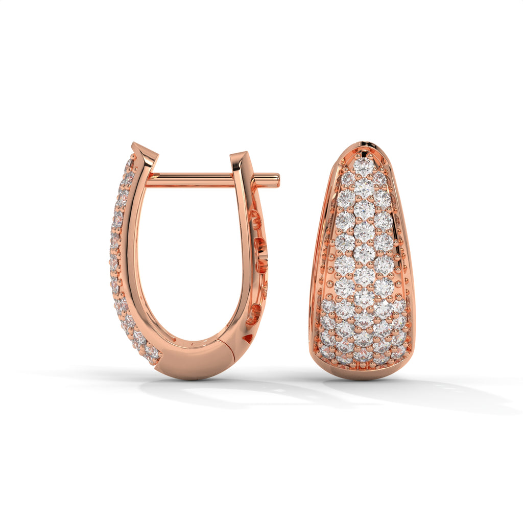 Linear drop Earhoops
