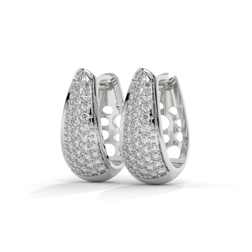 Linear drop Earhoops