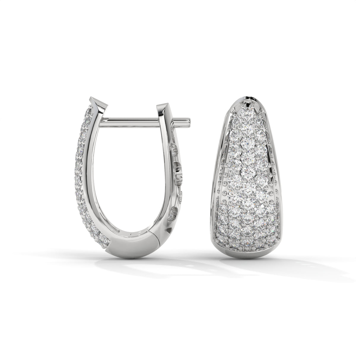Linear drop Earhoops