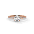 Iconic solitaire ring