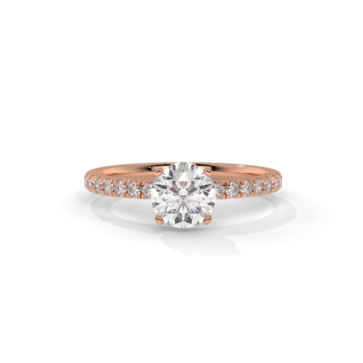 Iconic solitaire ring