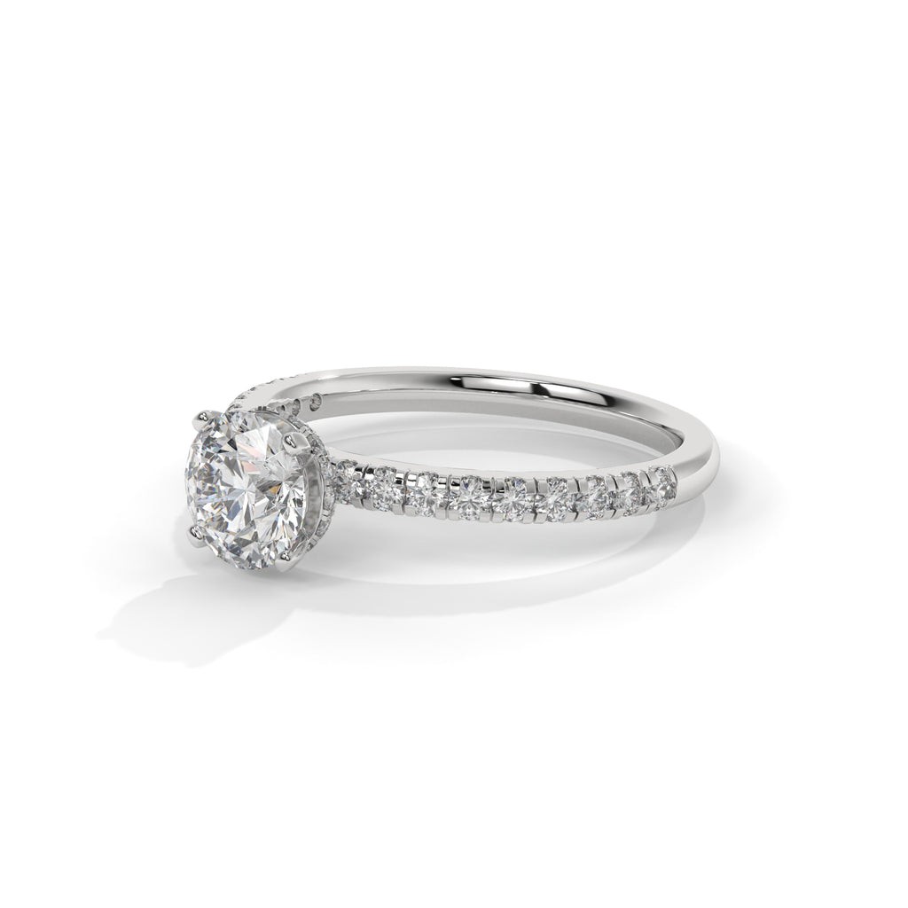 Iconic solitaire ring