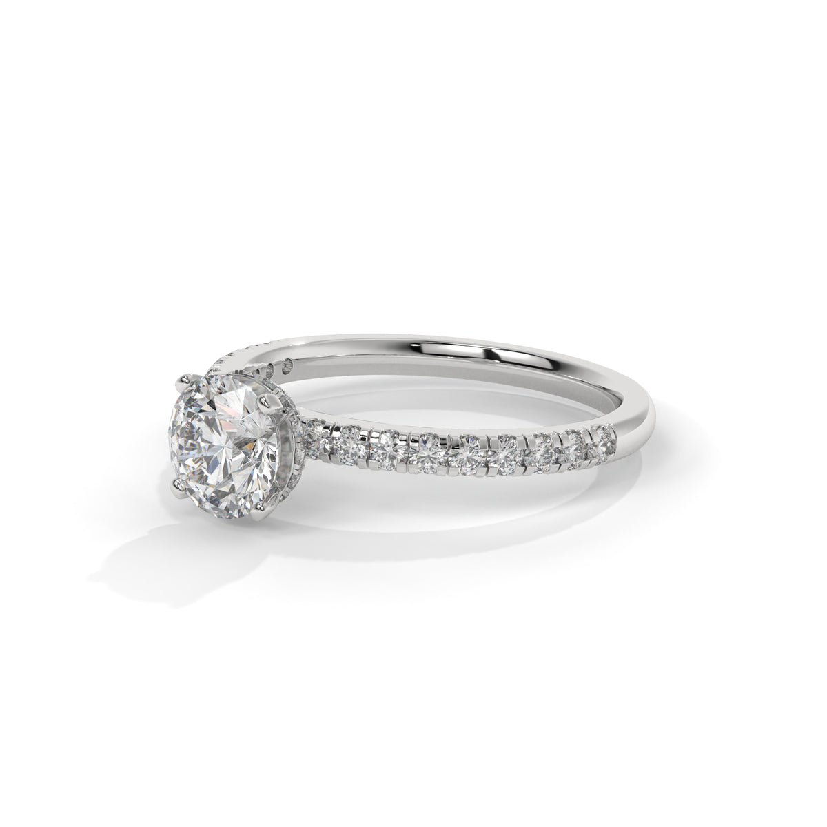 Iconic solitaire ring