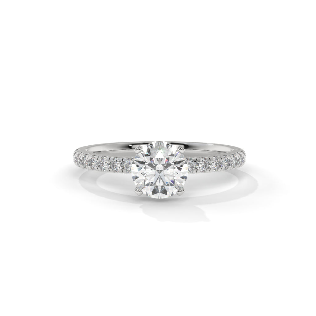Iconic solitaire ring