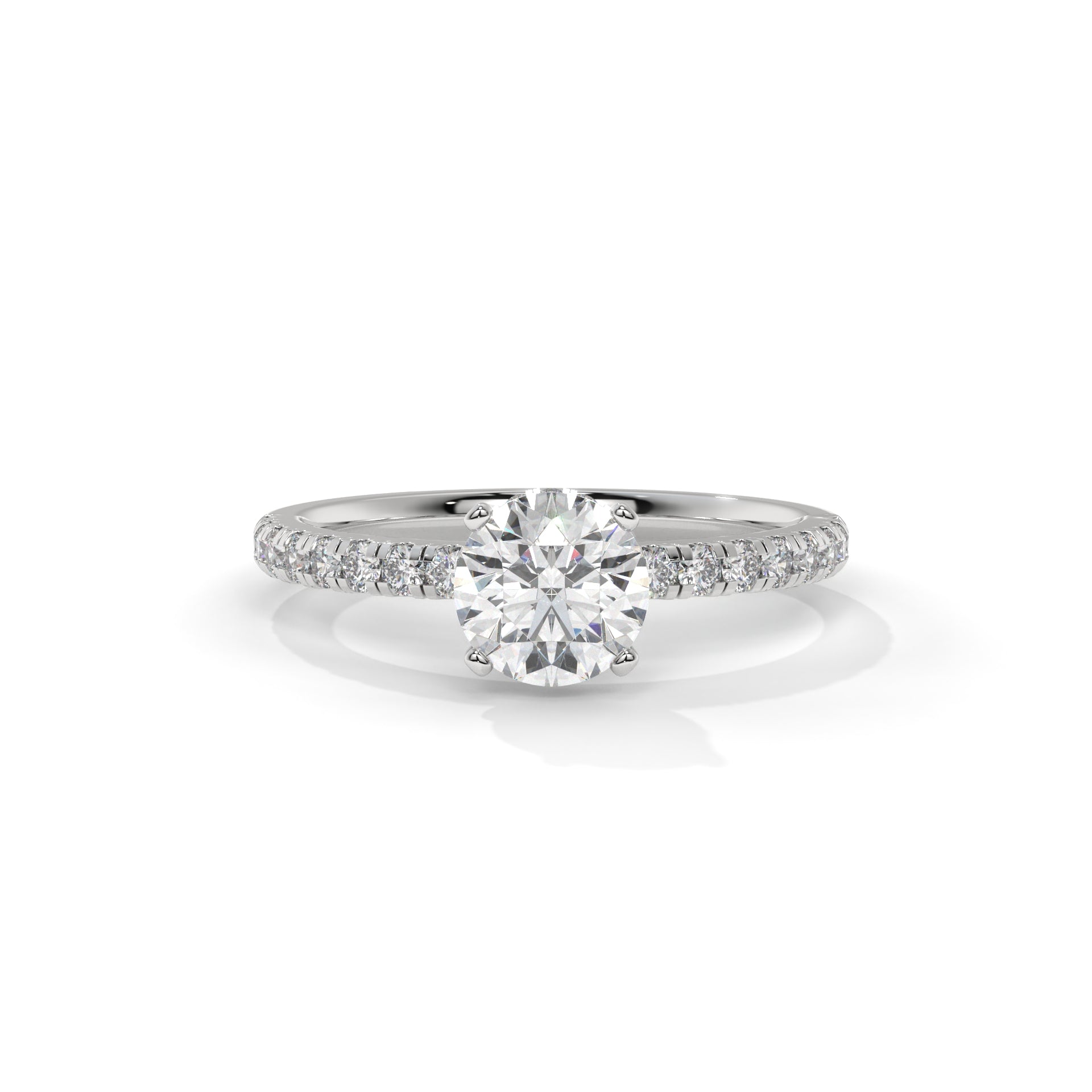 Iconic solitaire ring