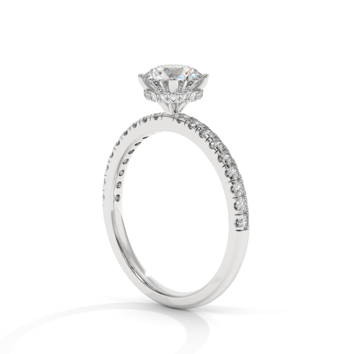 Iconic solitaire ring