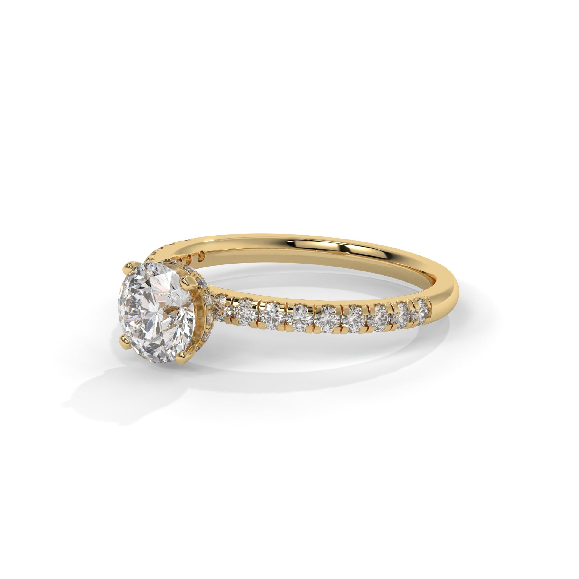 Iconic solitaire ring
