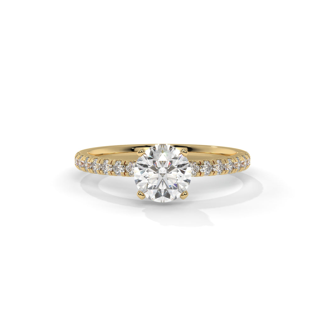 Iconic solitaire ring