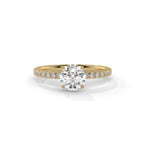 Iconic solitaire ring