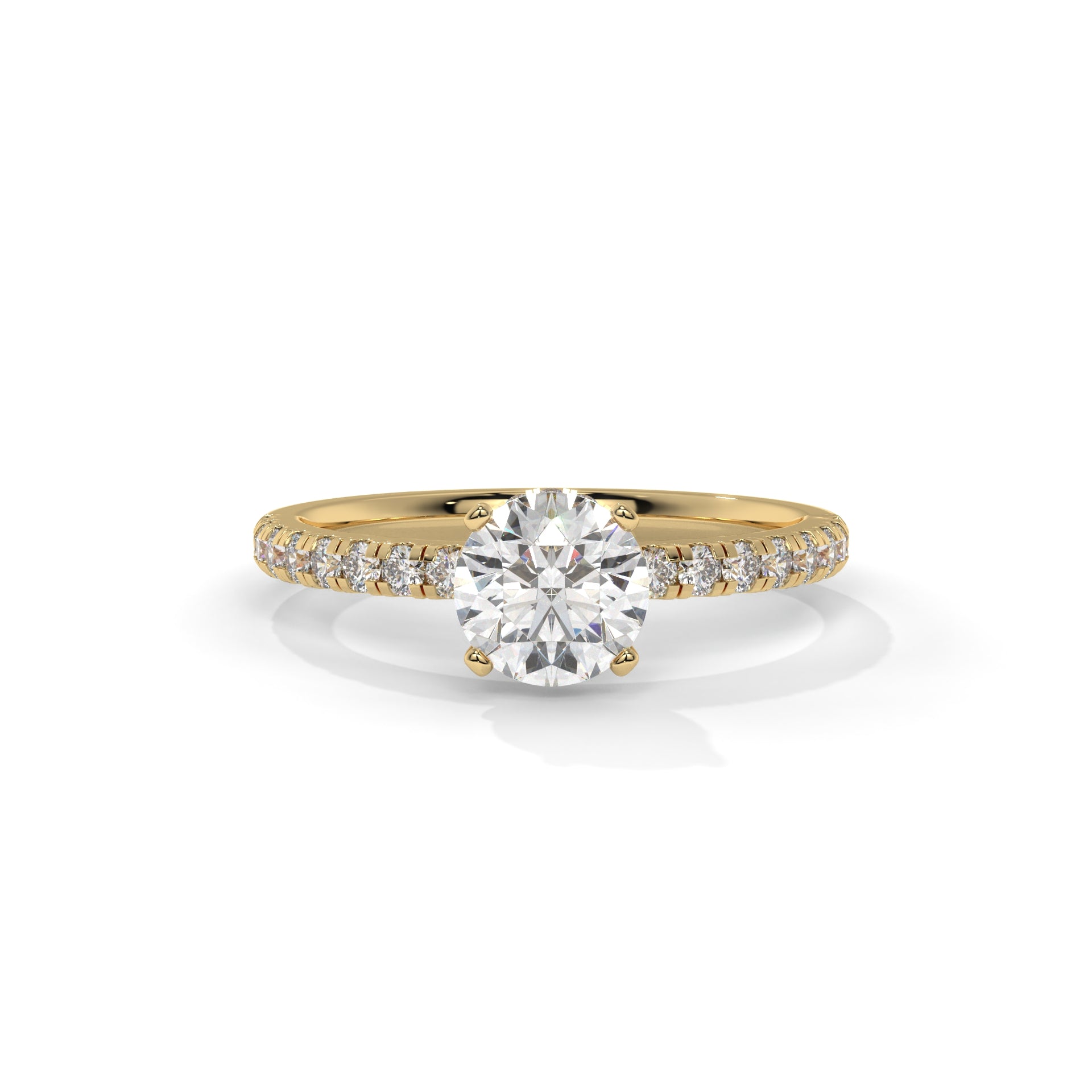 Iconic solitaire ring