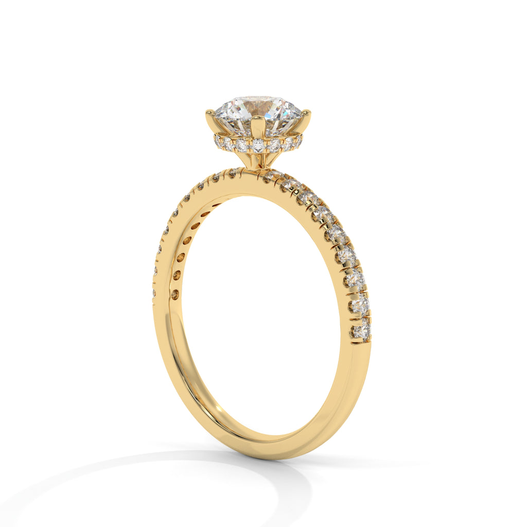 Iconic solitaire ring