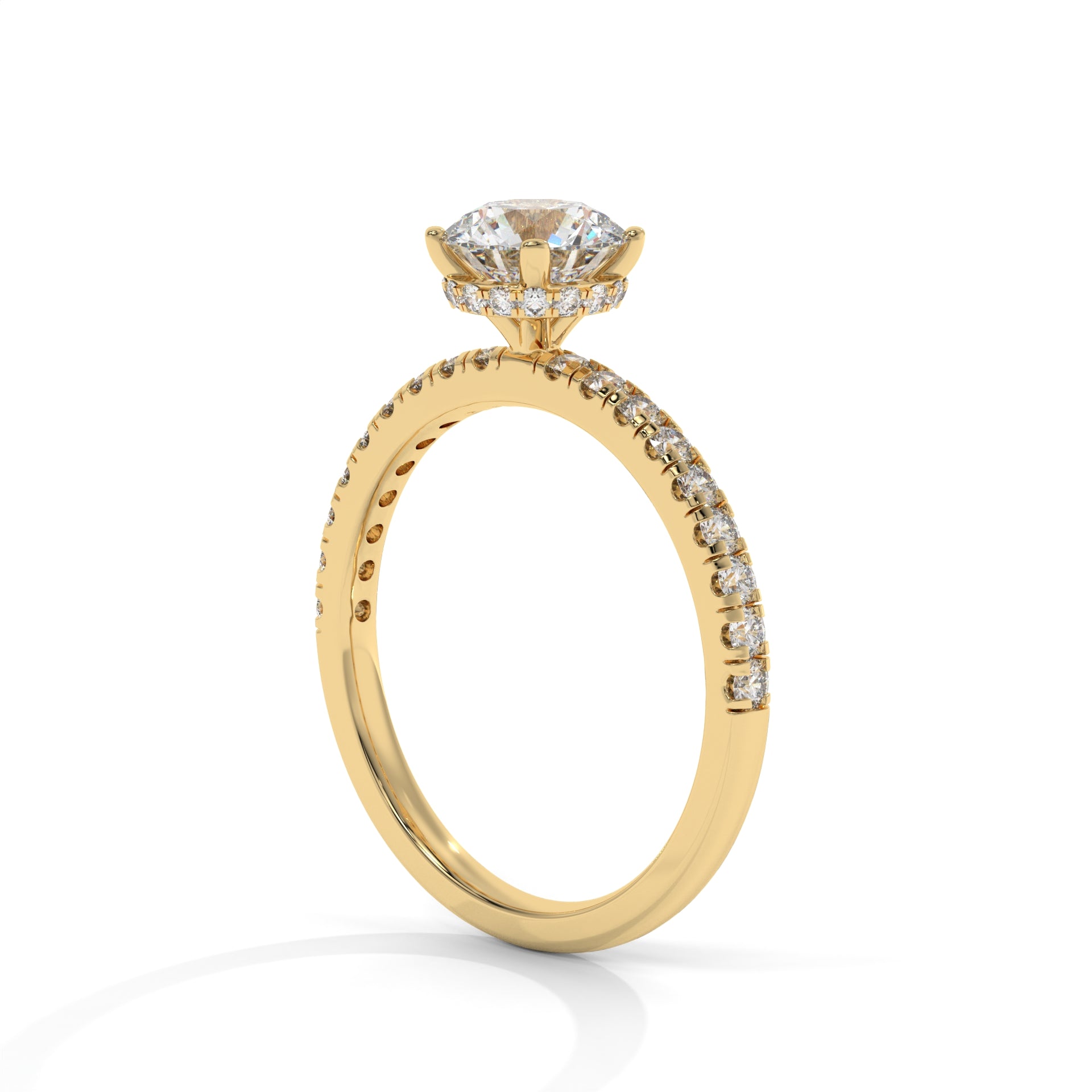 Iconic solitaire ring